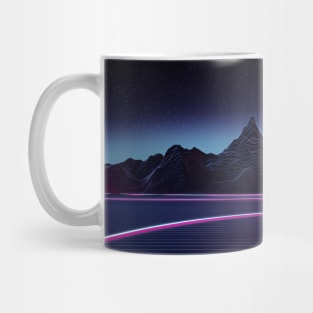 Outrun Mountains Mug